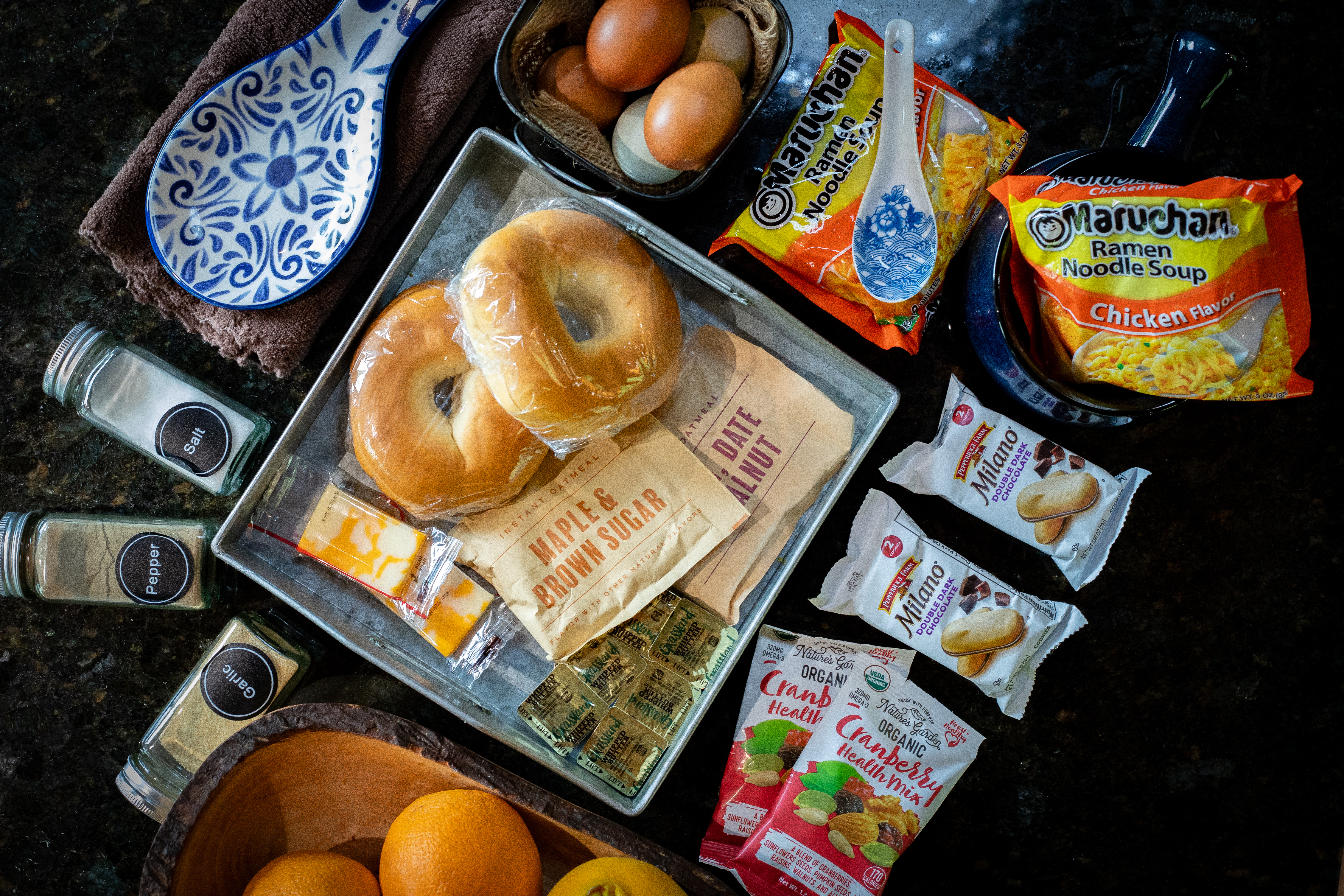 Breakfast Display shot by content creator 